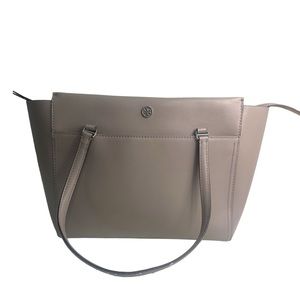 Tory Burch Beige Leather Satchel